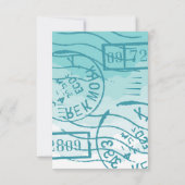 Geburtstag des Flugzeugs Dankeskarte (Rückseite)