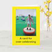 Geburtstag des Fußballs Karte (Gelbe Blume)