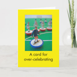 Geburtstag des Fußballs Karte
