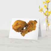 Geburtstag des gebratenen Hühners Karte (Gelbe Blume)
