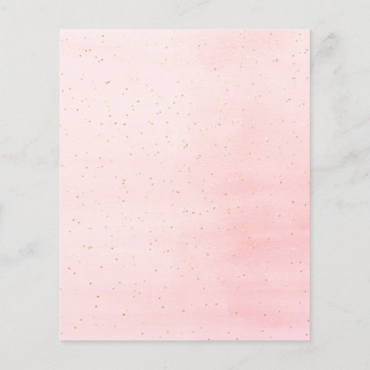 Geburtstag des Haushalts - Blütenrot (Rückseite)