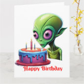 Geburtstag des Himmelsbesuchers Karte (Gelbe Blume)