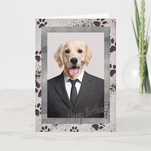 Geburtstag des Hundes Karte (Vorderseite)