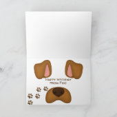 Geburtstag des Hundes Karte (Innenseite)