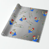 Geburtstag des Ingenieurs Geschenkpapier (Ungerollt)