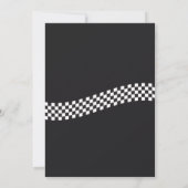 Geburtstag des klassischen Motorrades Einladung (Rückseite)