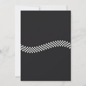 Geburtstag des klassischen Motorrades Einladung (Rückseite)