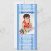 Geburtstag des Konzerts Einladung (Vorderseite)