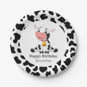 Geburtstag des Kuhkindes Pappteller (Vorderseite)