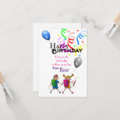 Geburtstag des Lehrers Karte (Vorderseite/Rückseite Beispiel)