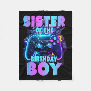 Geburtstag des Matching Video Game des Jungen Fleecedecke