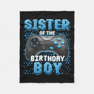 Geburtstag des Matching Video Game des Jungen Fleecedecke