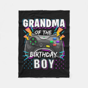 Geburtstag des Matching Video Game des Jungen Fleecedecke