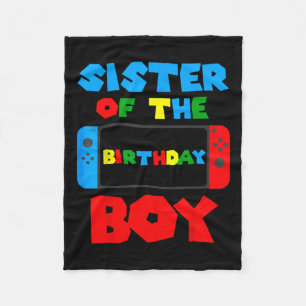 Geburtstag des Matching Video Game des Jungen Matc Fleecedecke