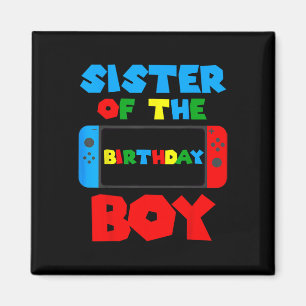 Geburtstag des Matching Video Game des Jungen Matc Magnet