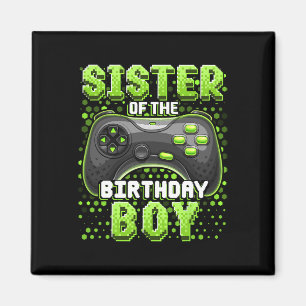 Geburtstag des Matching Video Game des Jungen Matc Magnet