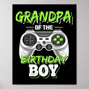 Geburtstag des Matching Video Game des Jungen Matc Poster