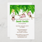 Geburtstag des Mondes Einladung (Vorne/Hinten)