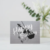 Geburtstag des Musiziers Postkarte (Stehend Vorderseite)