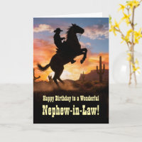 Geburtstag des Neffen in spe mit Western Cowboy