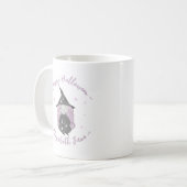Geburtstag des niedlichen HexenkinderHalloween Kaffeetasse (Vorderseite Links)