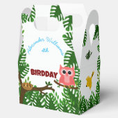 Geburtstag des niedlichen Vogeljunges Geschenkschachtel (Geöffnet)