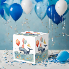 Geburtstag des niedlichen Whale Boys Geschenkschachtel