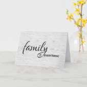 Geburtstag des Schwiegervaters auf der Birch Tree Karte (Gelbe Blume)