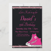 Geburtstag des Sneakers, rosa Blende