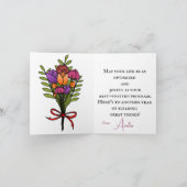 Geburtstag des Softwareingenieurs Karte (Innenseite)