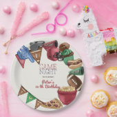 Geburtstag des Spielabends Pappteller (Party)