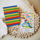 Geburtstag des Spielplatzes - Jump Slide Play Einladung