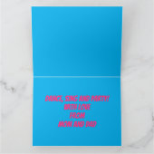 Geburtstag des Toten Mexikanischen Axolotl Karte (Innenseite)