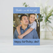 Geburtstag des Vaters Karte (Stehend Vorderseite)