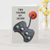 Geburtstag des Videospielers Karte (Gelbe Blume)