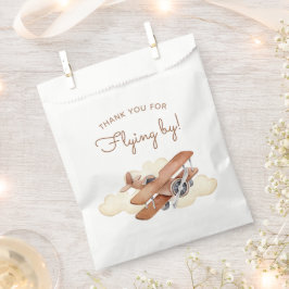 Geburtstag des Vintagen Flugzeugjungen Geschenktütchen