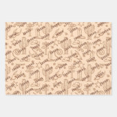 Geburtstag des wilden Westcowboy Geschenkpapier Set (Vorderseite 2)