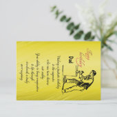 Geburtstag des Zimmermanns Karte (Stehend Vorderseite)