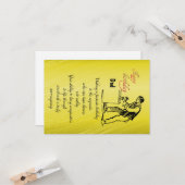 Geburtstag des Zimmermanns Karte (Vorderseite/Rückseite Beispiel)