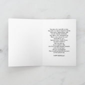 Geburtstag, die Ehefrau des Pastors, FriedensRose Karte (Innenseite)