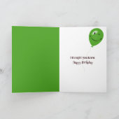 Geburtstag Dill Pickle mit Cocktail Karte (Innenseite)