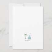 Geburtstag Dinosaur Grußkarte (Rückseite)