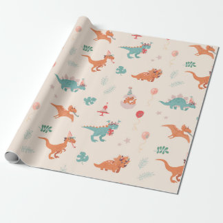 Geburtstag Dinosaurier! Geschenkpapier