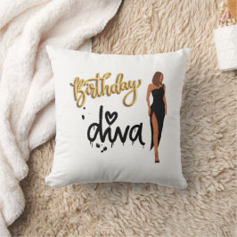 Geburtstag Diva Pillow Kissen
