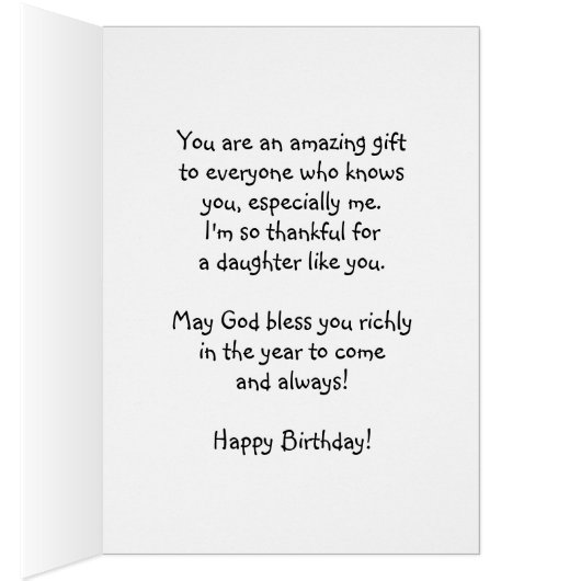 Geburtstag, du bist ein wunderbarer Segen (Innen (Rechts))