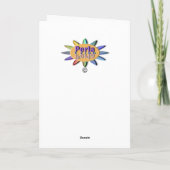 Geburtstag (Eigene Bezeichnung hinzufügen) Karte (Rückseite)