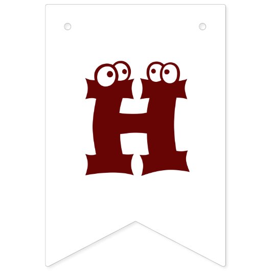 Geburtstag einer Blase Wimpelkette (Zweite Fahne)