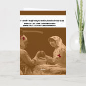 Geburtstag einer humorvollen Mutter Karte (Rückseite)