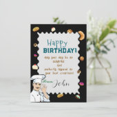 Geburtstag einer Patisserie Karte (Stehend Vorderseite)