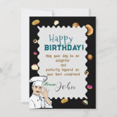 Geburtstag einer Patisserie Karte (Vorderseite)